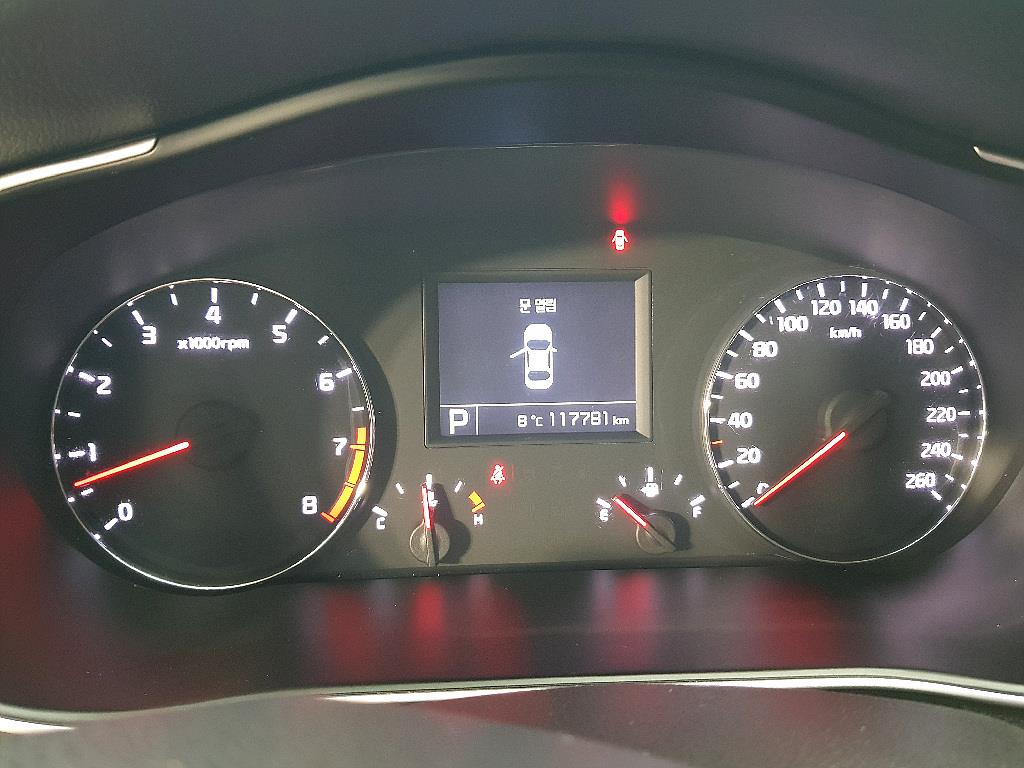 Used Korean vehicle on a dealer lot in South Korea